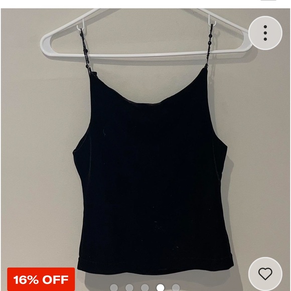 A velvet shirt with bearded straps - Picture 4 of 5